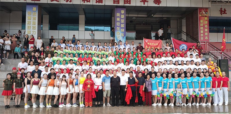 志丹县体育运动中心志丹县老年体协 组织举办2022年“全民健身日”暨志丹县 全民健身推广周系列活动